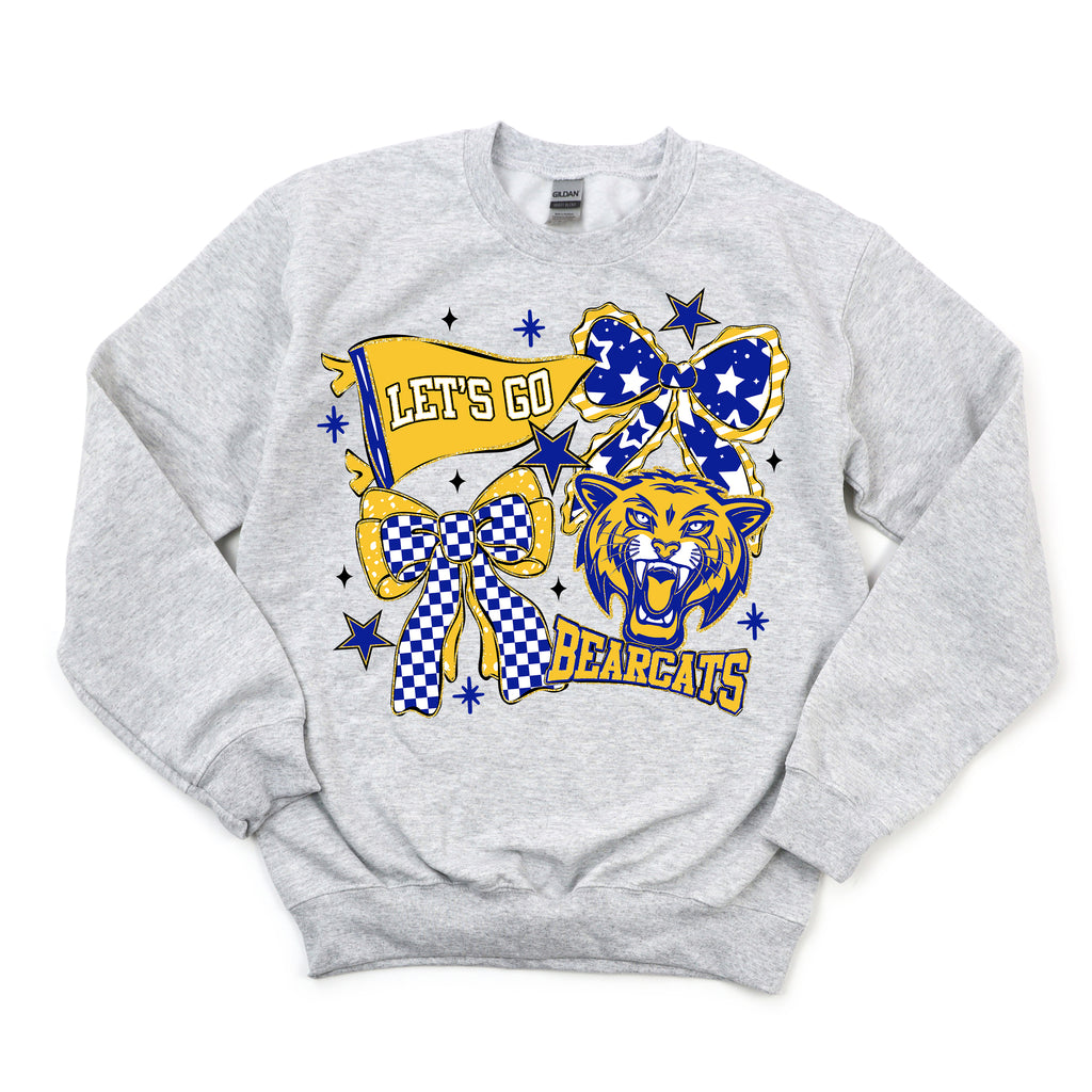 Bearcats Bow Collage Crewneck