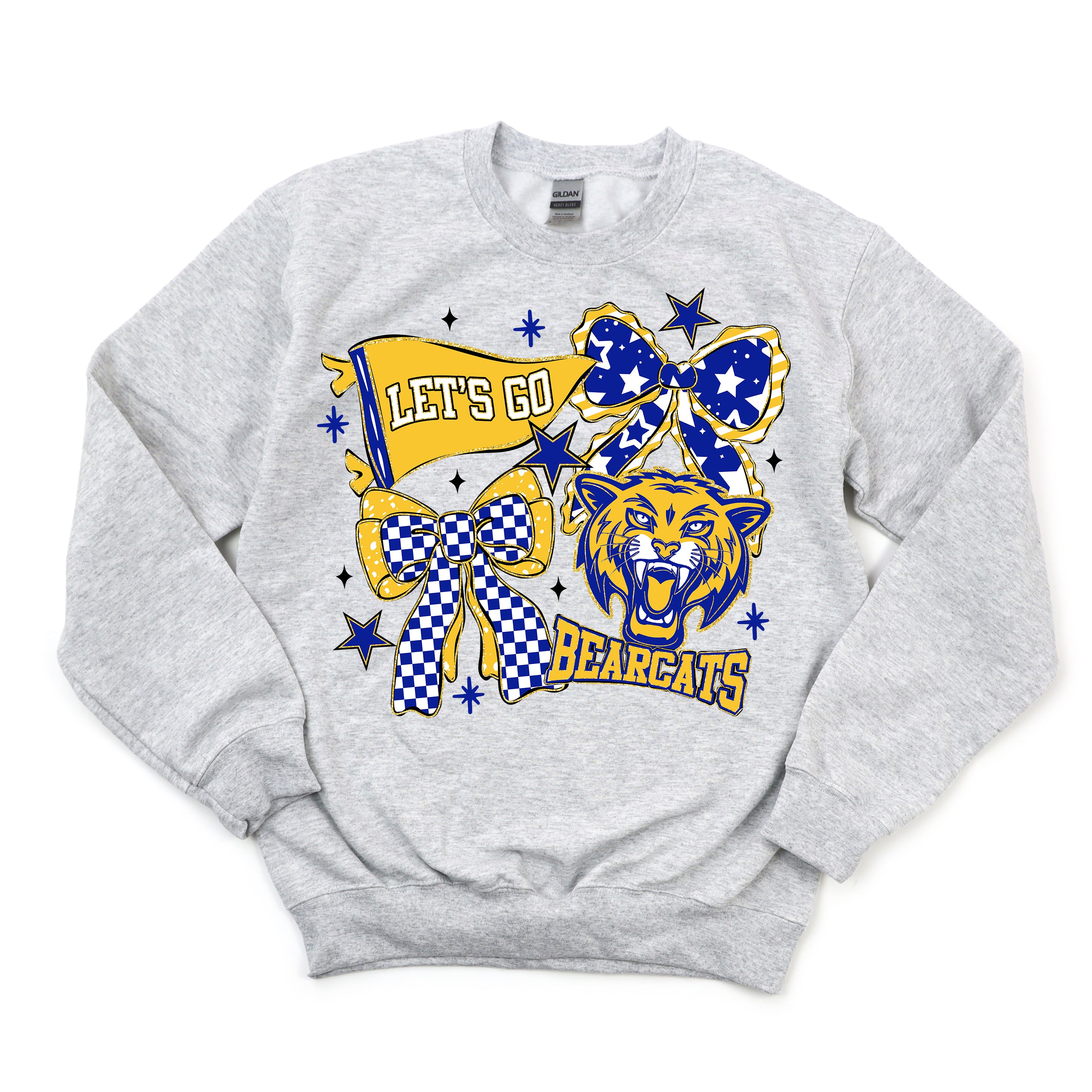 Bearcats Bow Collage Crewneck
