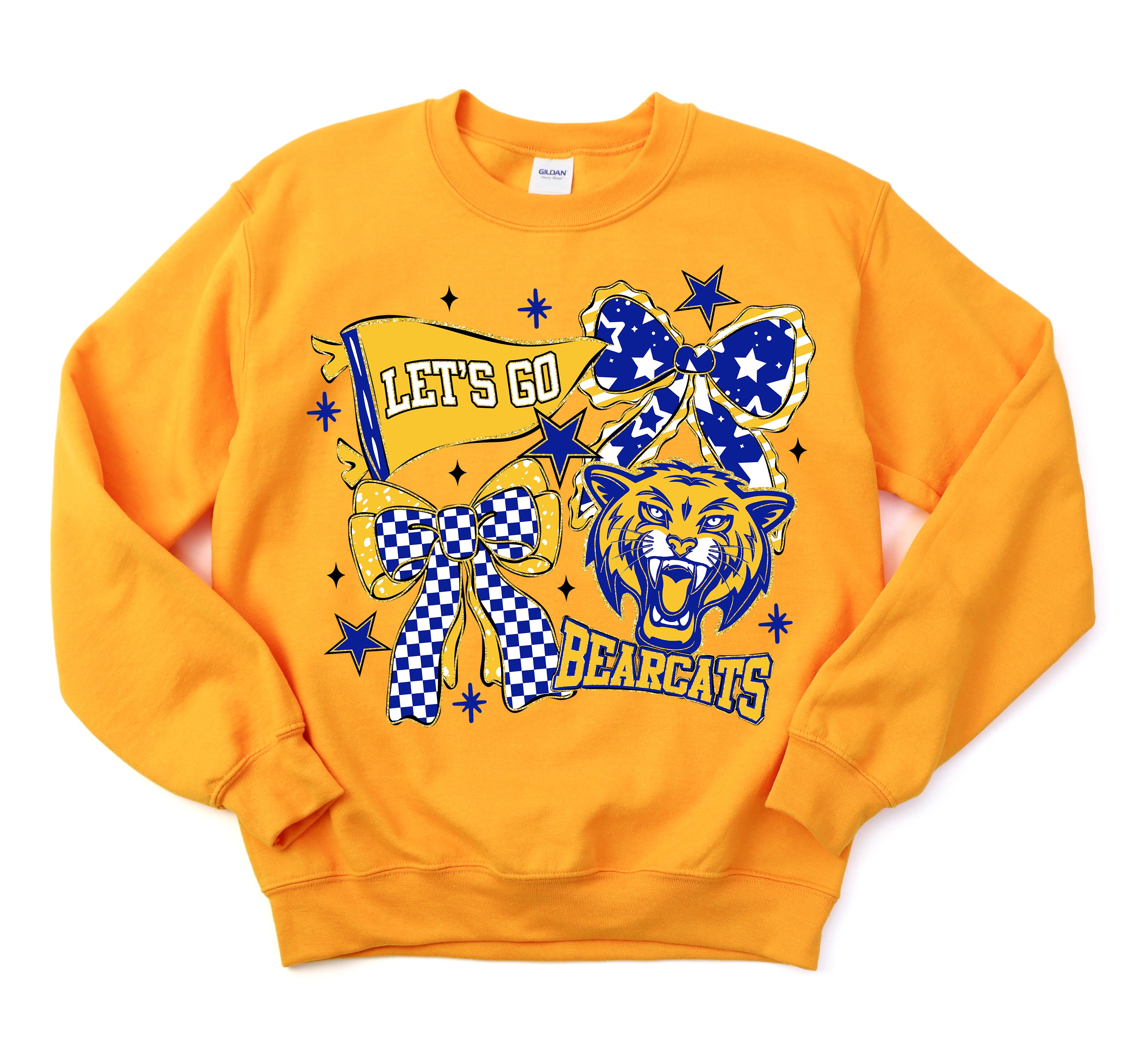 Bearcats Bow Collage Crewneck