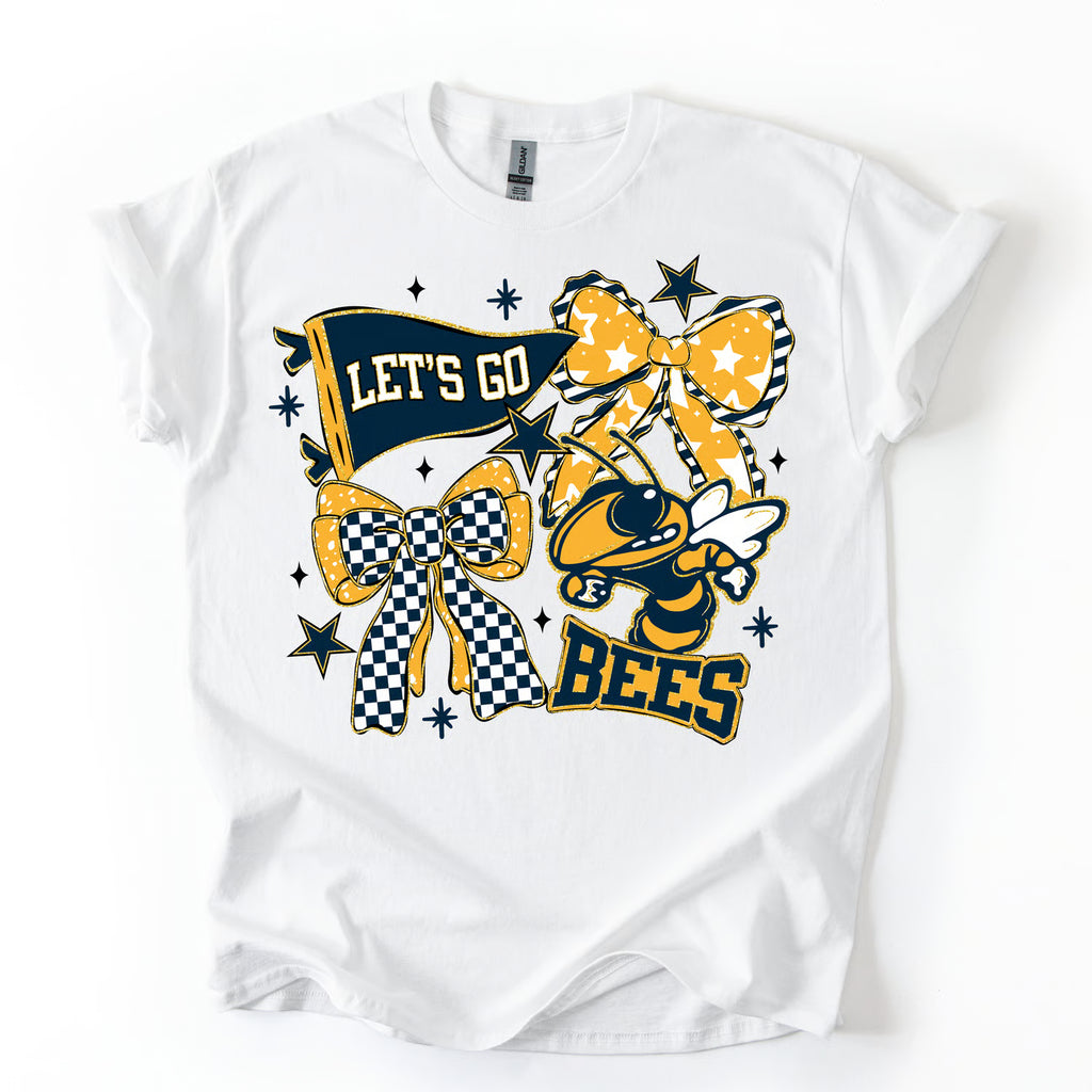 Bees Bow Collage Tee